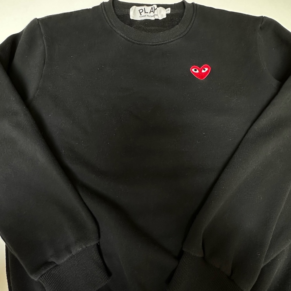 CDG black crewneck